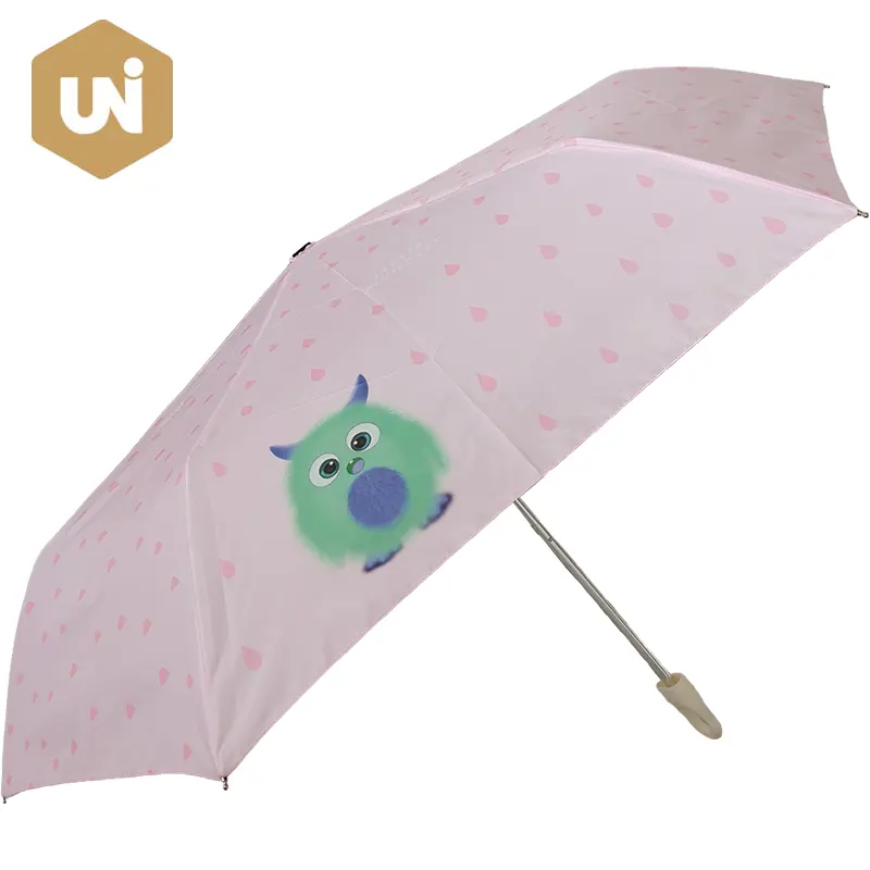 Paraguas abierto manual plegable animal ligero y adorable